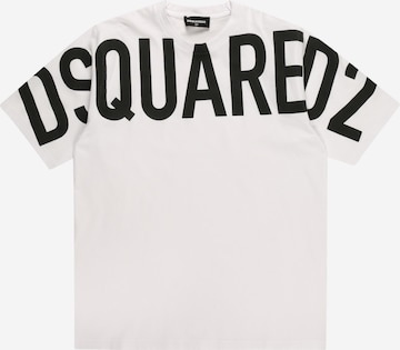 DSQUARED2 T-shirt i vit: framsida