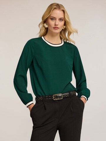 MOTIVI Blouse in Groen: voorkant