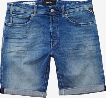 REPLAY Tapered Jeans in Blauw: voorkant
