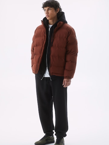 Pull&Bear Winter Jacket in Brown