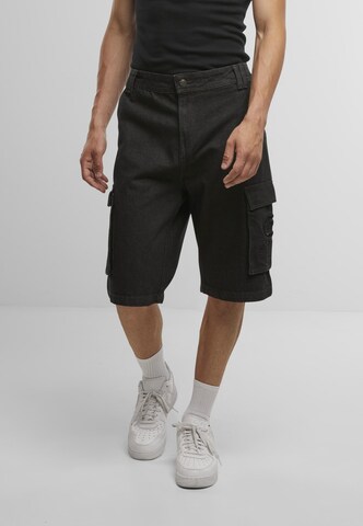 Regular Jeans cargo Ecko Unlimited en noir : devant