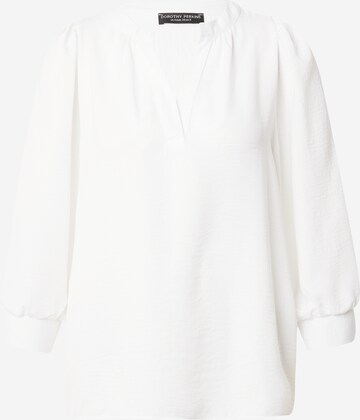 Chemisier Dorothy Perkins en blanc : devant