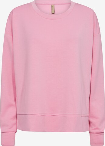 Soyaconcept Sweatshirt 'BANU' in Roze: voorkant