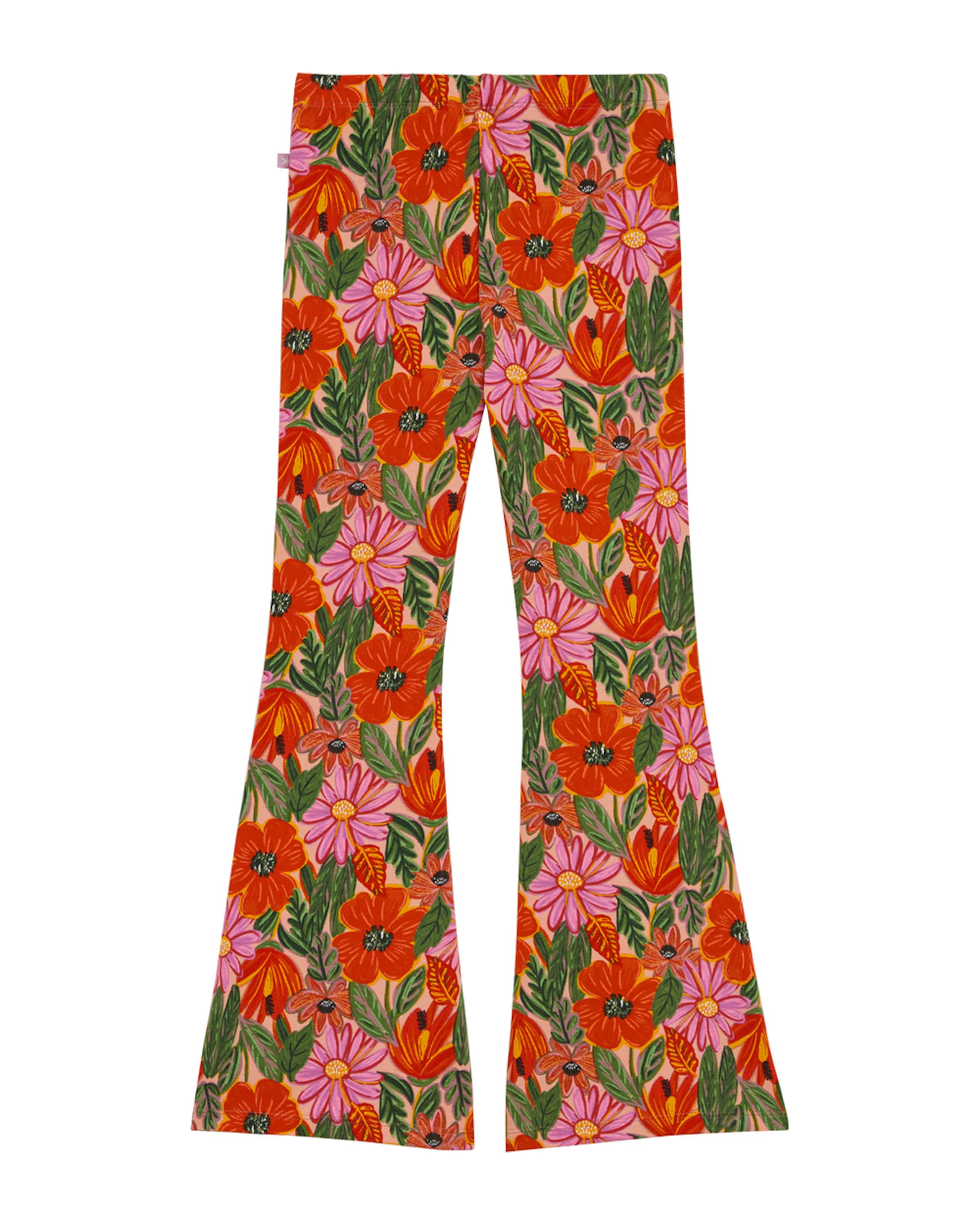 WE Fashion Разкроени Панталон в оранжево: отпред