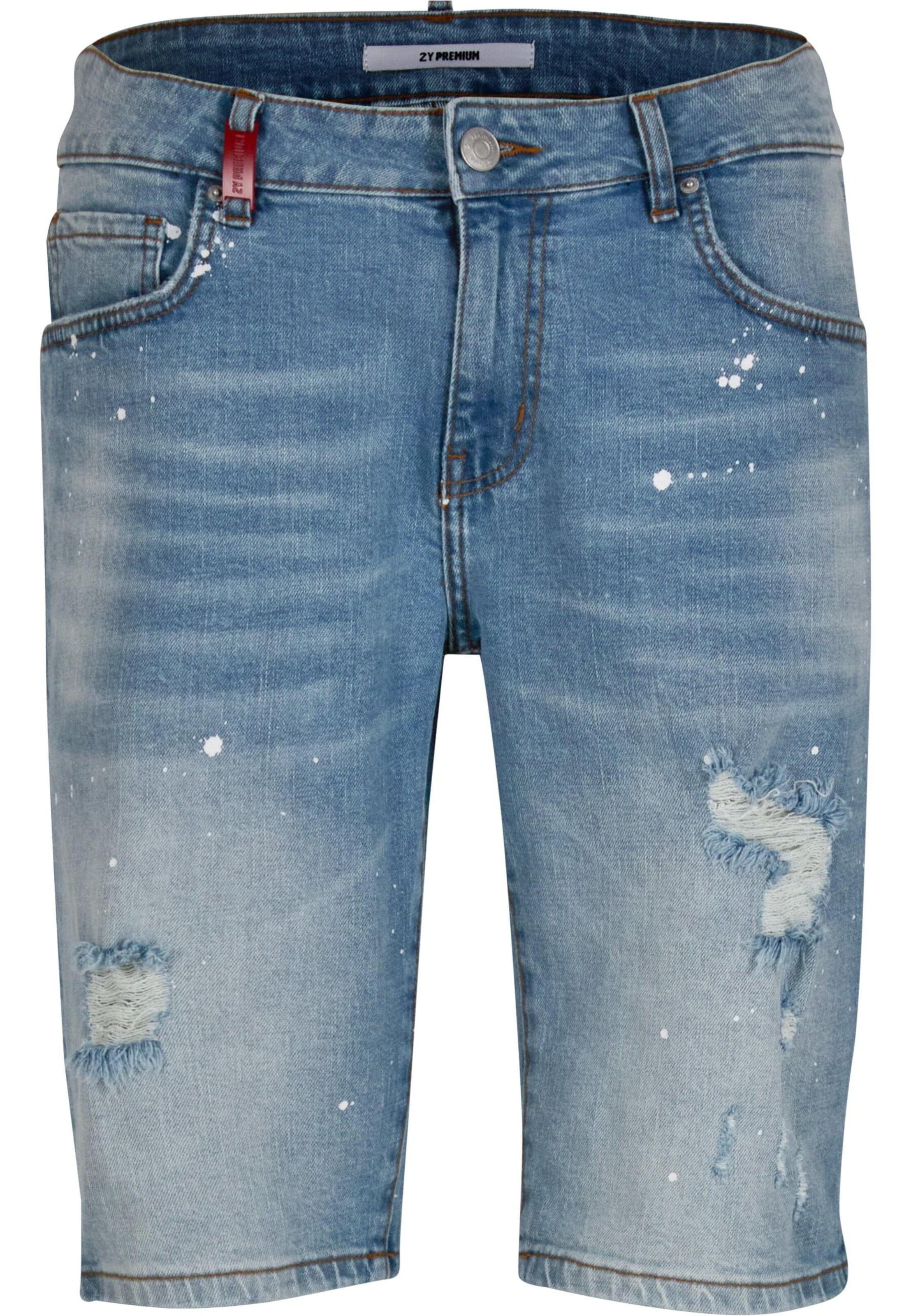 Slimfit Jeans 'Viktor' di 2Y Premium in blu: frontale