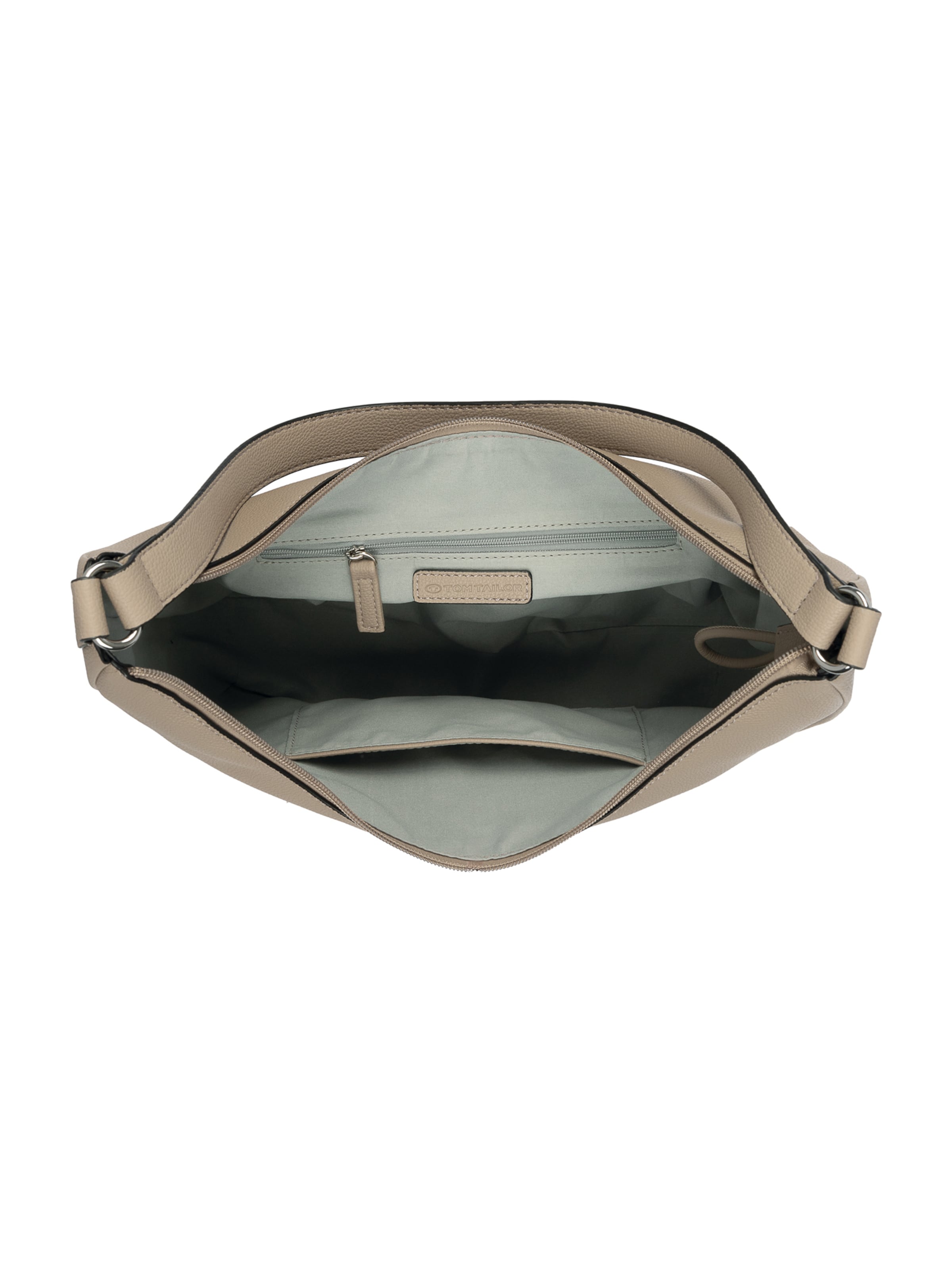 TOM TAILOR Skuldertaske 'Tatiana' i grå