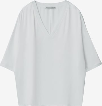 Adolfo Dominguez - Blusa en blanco: frente