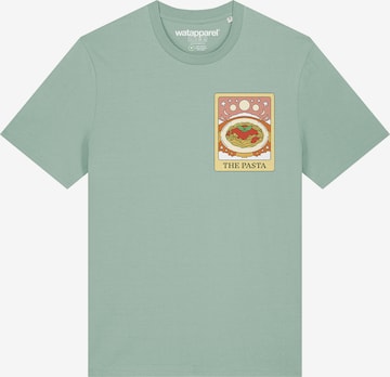 T-Shirt 'Tarot The Pasta' Watapparel en vert : devant