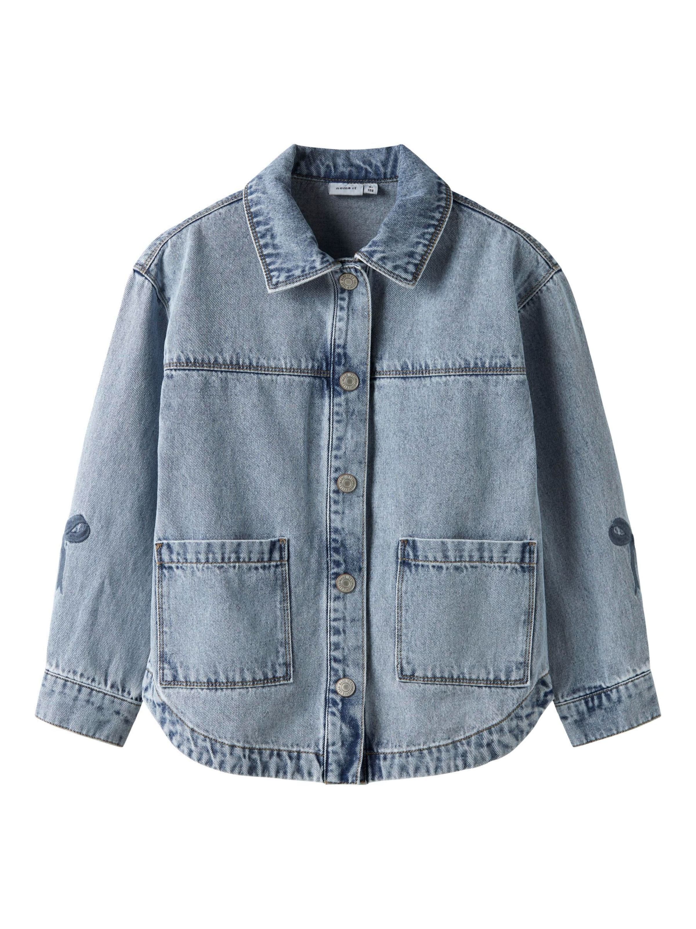 Veste mi-saison 'NKFGloria' NAME IT en bleu : devant