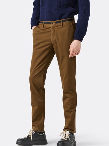 MMX Germany Slimfit Hose 'Apus' in Braun: Vorderseite