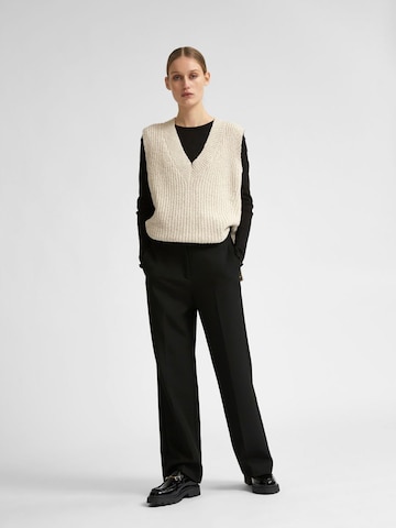 SELECTED FEMME Regular Pleated Pants in Black