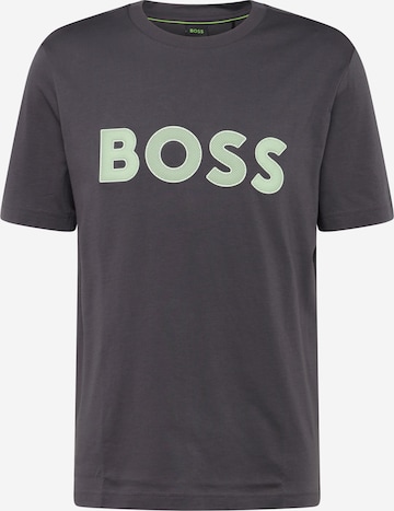 BOSS Green T-Shirt in Grau: predná strana