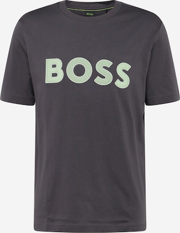 Maglietta di BOSS Green in grigio: frontale