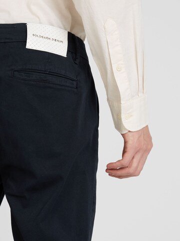 Regular Pantalon chino Goldgarn en bleu