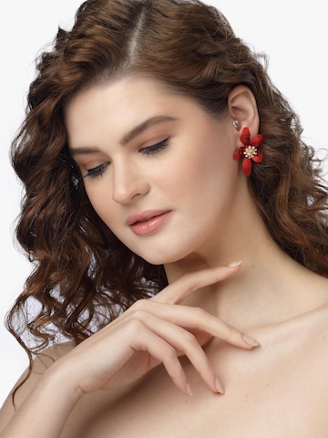 AVANT-GARDE PARIS - Pendientes 'Petraina' en rojo