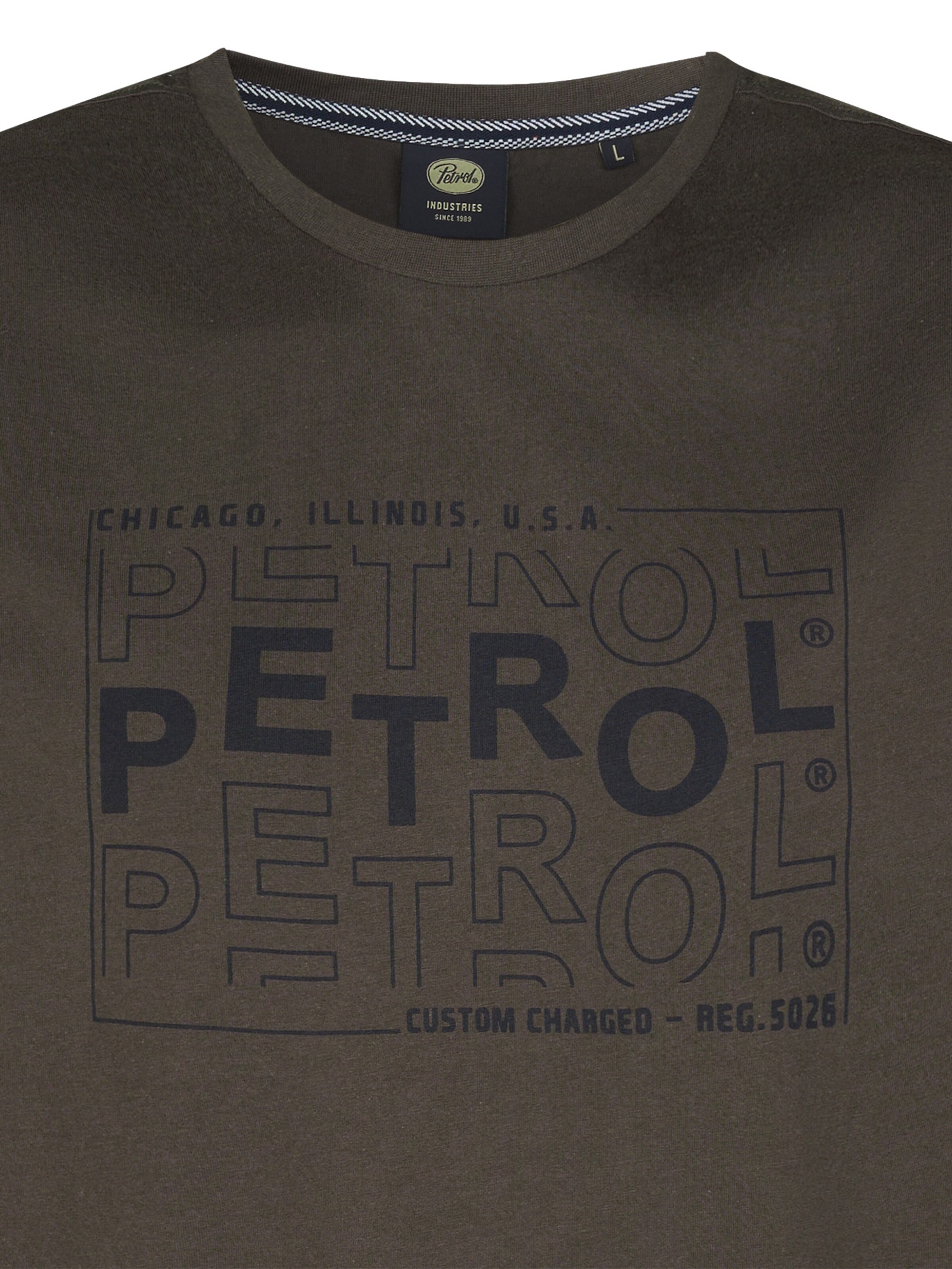 T-Shirt Petrol Industries en gris