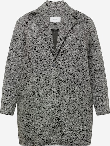 Manteau mi-saison 'VIELIA' EVOKED en noir : devant