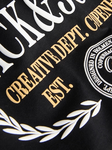 Jack & Jones Plus - Camiseta 'JJJorfrederiksberg PLS' en negro