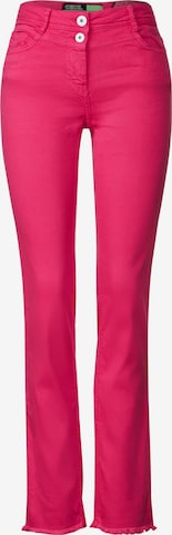 CECIL Regular Broek in Roze: voorkant