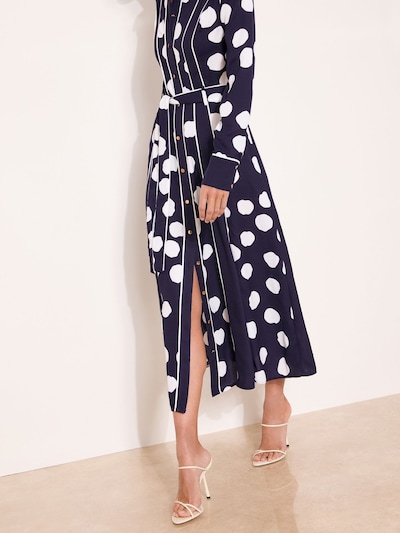 Lipsy Robe-chemise en bleu marine / blanc, Vue avec produit