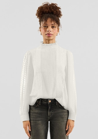 QS Bluse in Weiß: Vorderseite