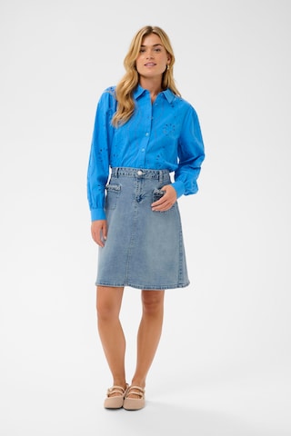 Cream Skirt 'CRGrazie' in Blue