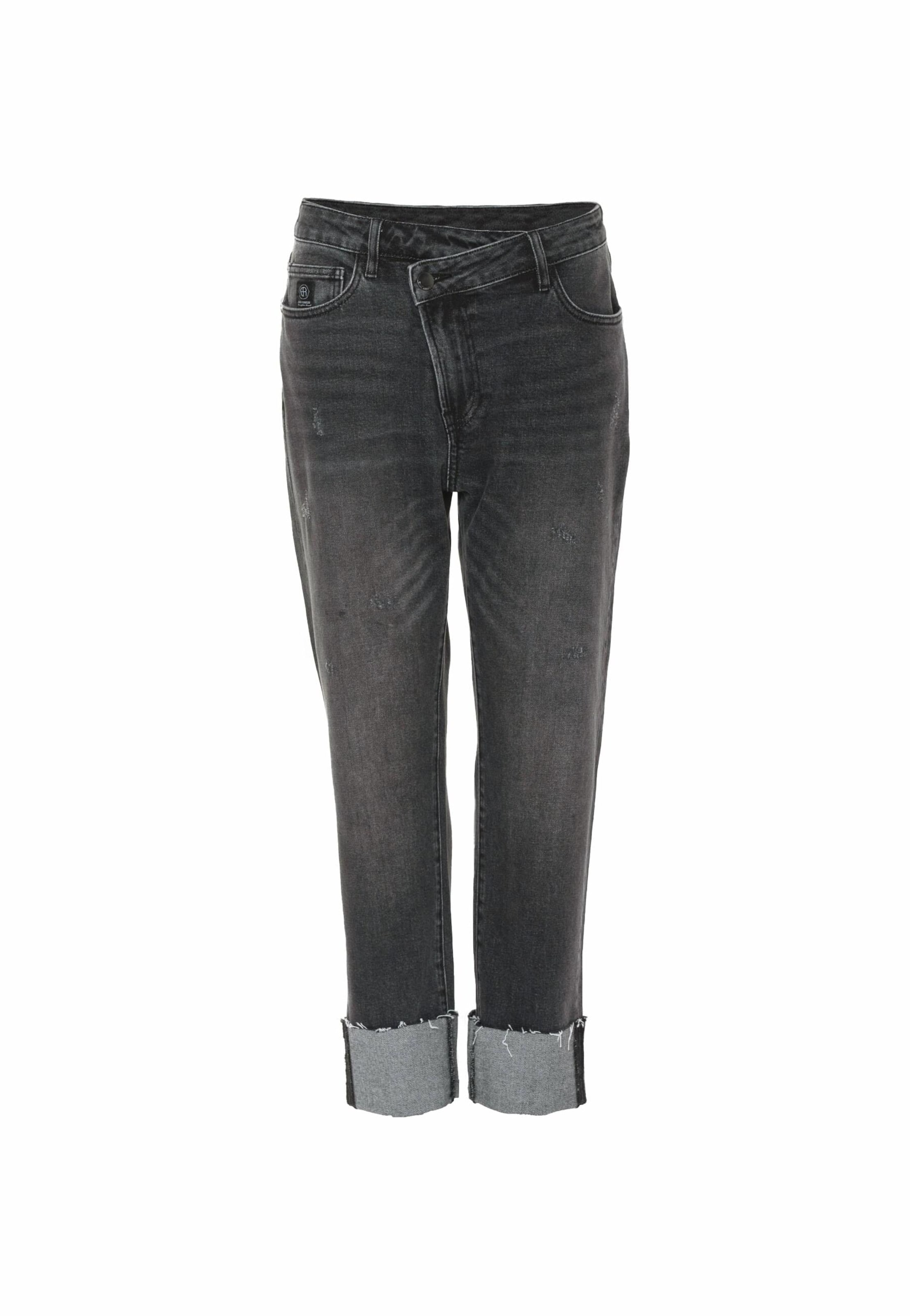 Elias Rumelis Normální Džíny 'Jenny' – černá: přední strana