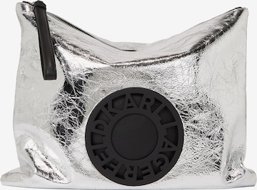 Karl Lagerfeld Clutch in Zilver: voorkant