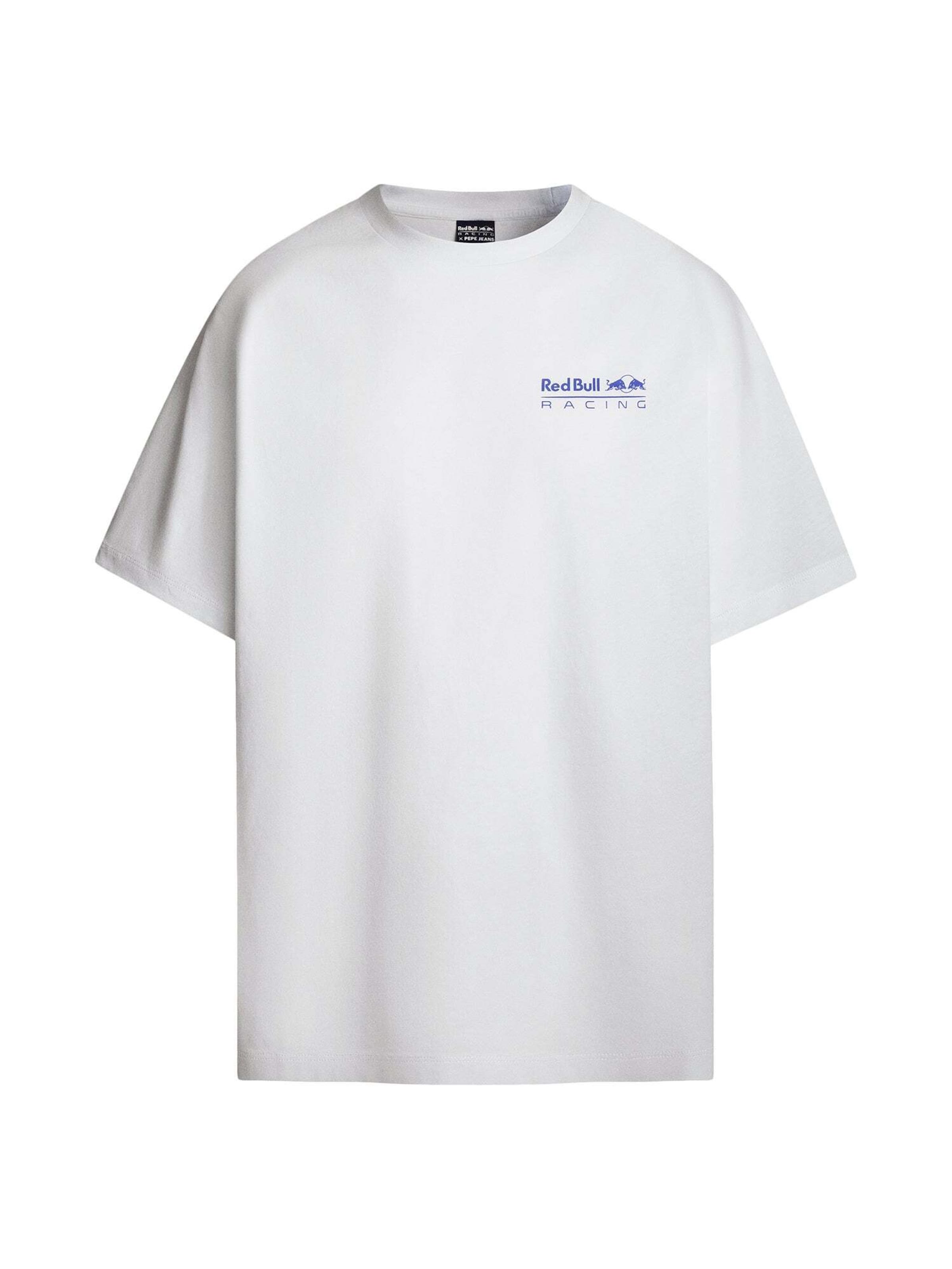 Maglietta di Red Bull Racing x Pepe Jeans in bianco: frontale
