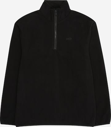 Sweat-shirt 'KOGJeni' ONLY GIRLS en noir : devant