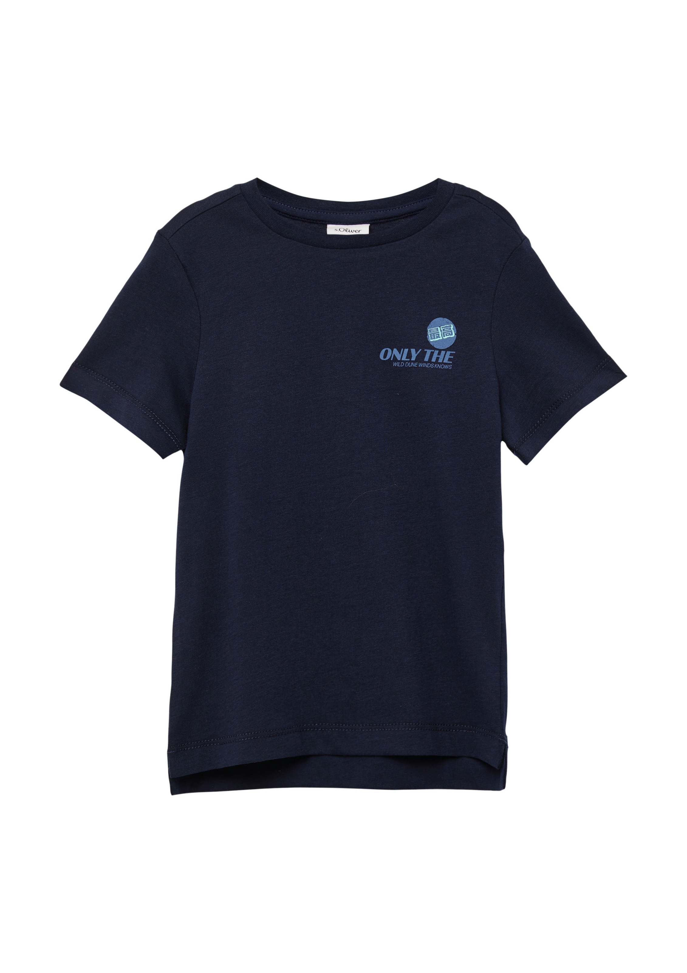 s.Oliver Shirt in Blauw: voorkant