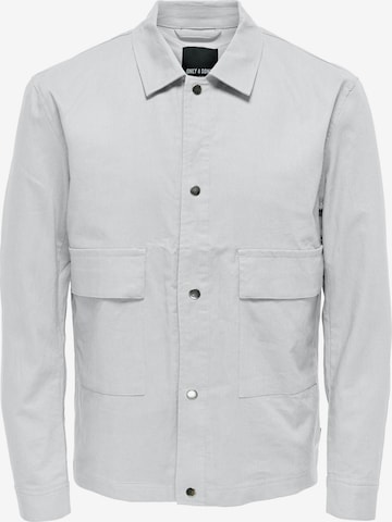 Veste mi-saison 'MARLON' Only & Sons en gris : devant