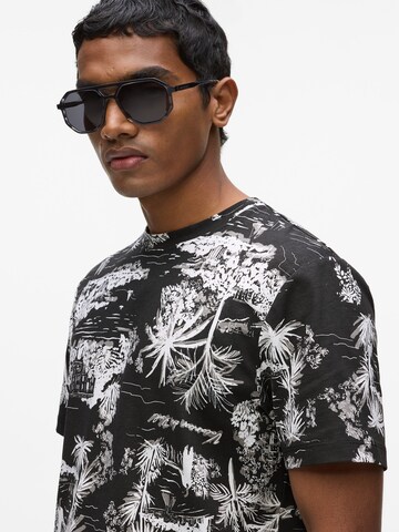 Karl Lagerfeld Тениска в черно