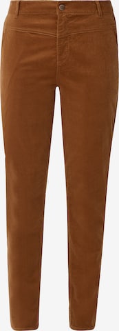 Regular Pantalon s.Oliver en marron : devant