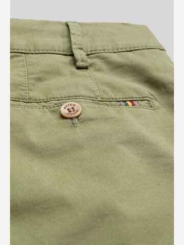 MEYER Regular Chino 'Palma' in Groen