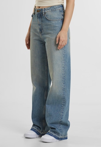 2Y Studios Wide Leg Jeans 'Vulna Open' in Blau