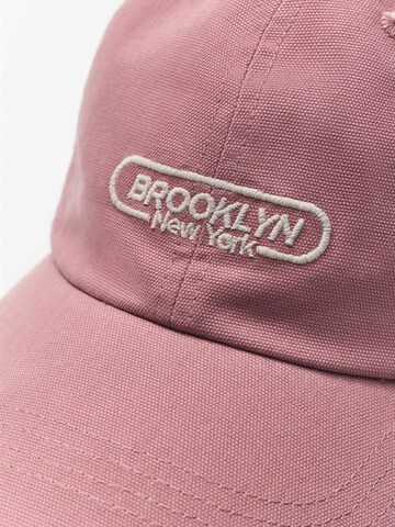 Casquette Pull&Bear en rose