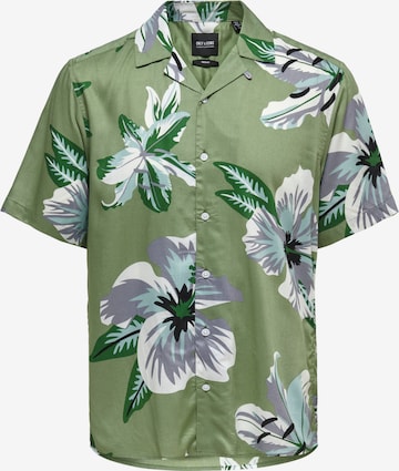 Only & Sons Regular fit Overhemd 'Dan' in Groen: voorkant