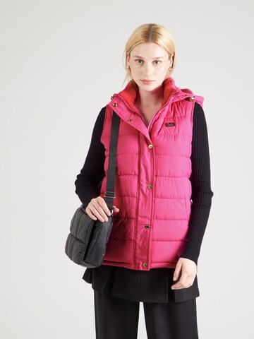 19V69 ITALIA Vest in Pink: front
