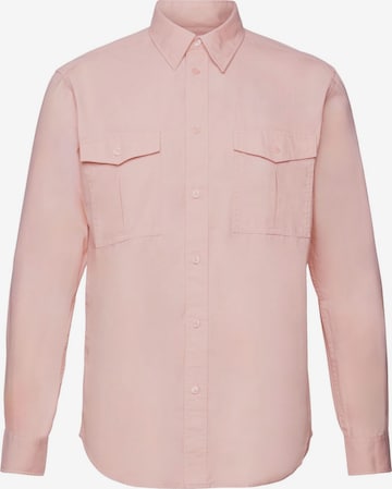 ESPRIT Regular Fit Hemd in Pink: predná strana