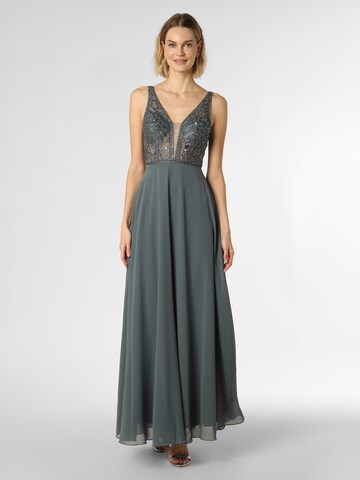 Laona Evening Dress in Green: front