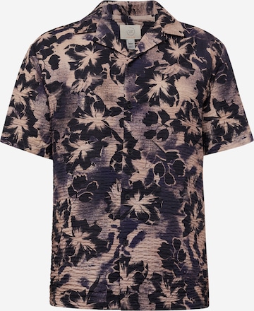 River Island - Ajuste regular Camisa en marrón: frente