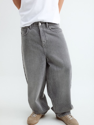 BALMOHK Baggy Jeans 'JOHNNY' in Grau: Vorderseite