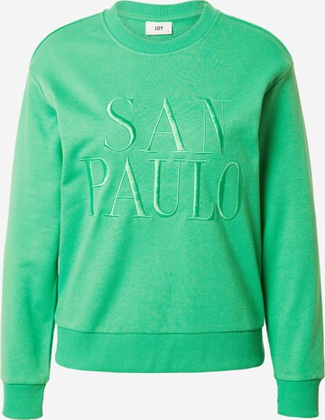 JDY Sweatshirt 'SAN ' in Green: front