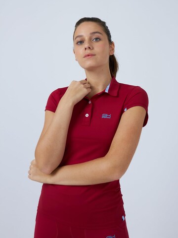 SPORTKIND Funktionsshirt 'Poloshirt'‌‌‌‌‌‌‌ in Rot