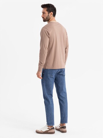 Ombre Shirt in Beige