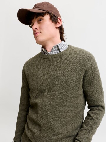 JACK & JONES Sweater 'Eryder' in Green
