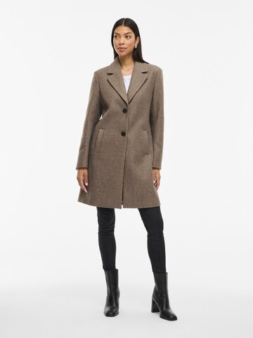 Manteau mi-saison VILA en marron : devant