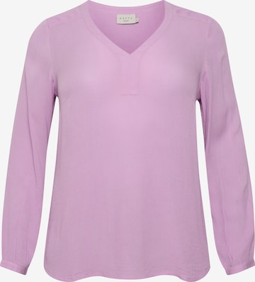 KAFFE CURVE Bluzka 'Cami' w kolorze fioletowy: przód