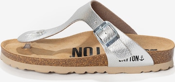 sidabrinė Bayton Šlepetės per pirštą 'Cordoba': priekis